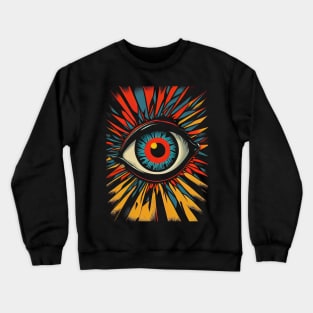 Dreamy Eye 1.0 by Faye Vasquez Crewneck Sweatshirt